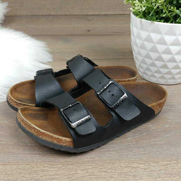 kids black birkenstocks